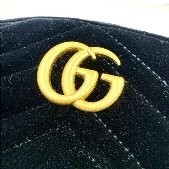 Gucci Black Belt Bag with Gold Details main image 11